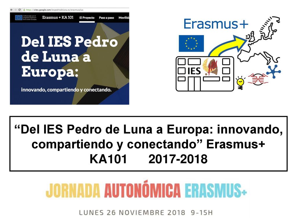 Del IES Pedro de Luna a Europa: innovando, compartiendo y conectando Erasmus+ KA
