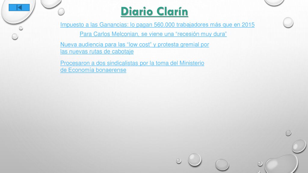 Diario Clarín Impuesto a las Ganancias: lo pagan trabajadores más que en Para Carlos Melconian, se viene una recesión muy dura