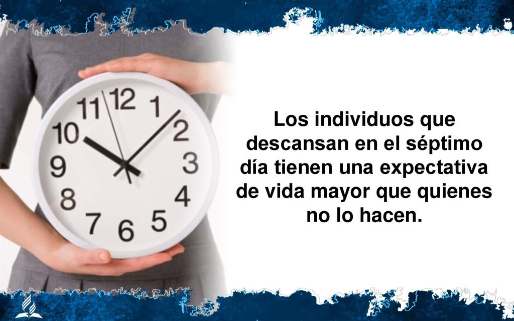 Los individuos que descansan en el séptimo día tienen una expectativa de vida mayor que quienes no lo hacen.