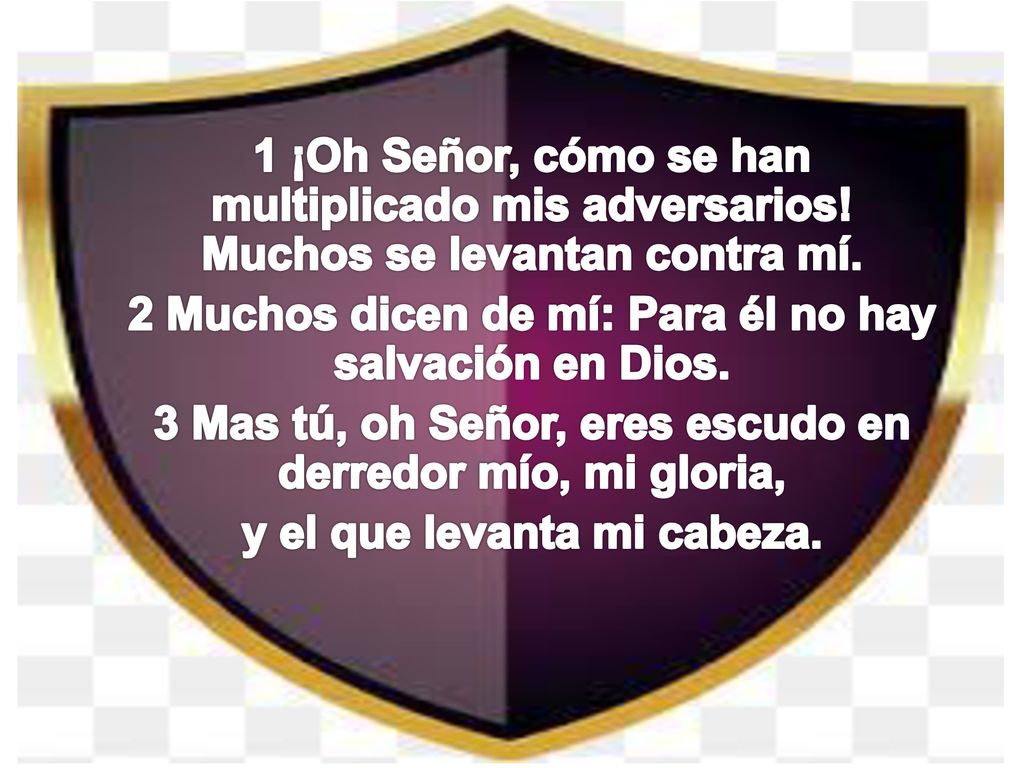 1 ¡Oh Señor, cómo se han multiplicado mis adversarios