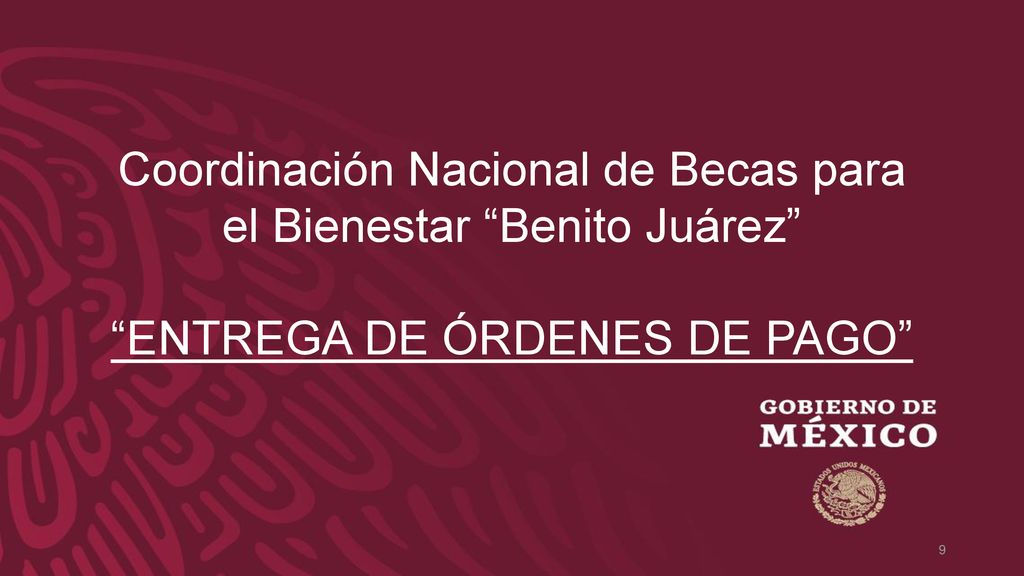 Coordinación Nacional de Becas para el Bienestar Benito Juárez
