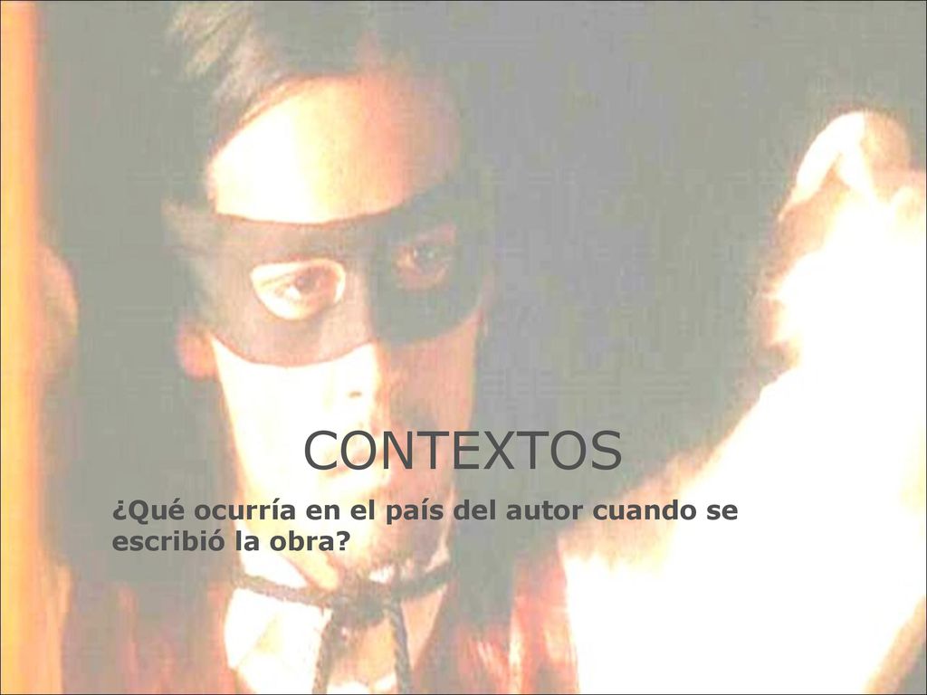 ¿Qué ocurría en el país del autor cuando se escribió la obra