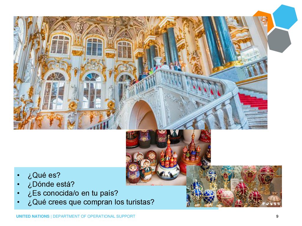 ¿Qué es ¿Dónde está ¿Es conocida/o en tu país ¿Qué crees que compran los turistas