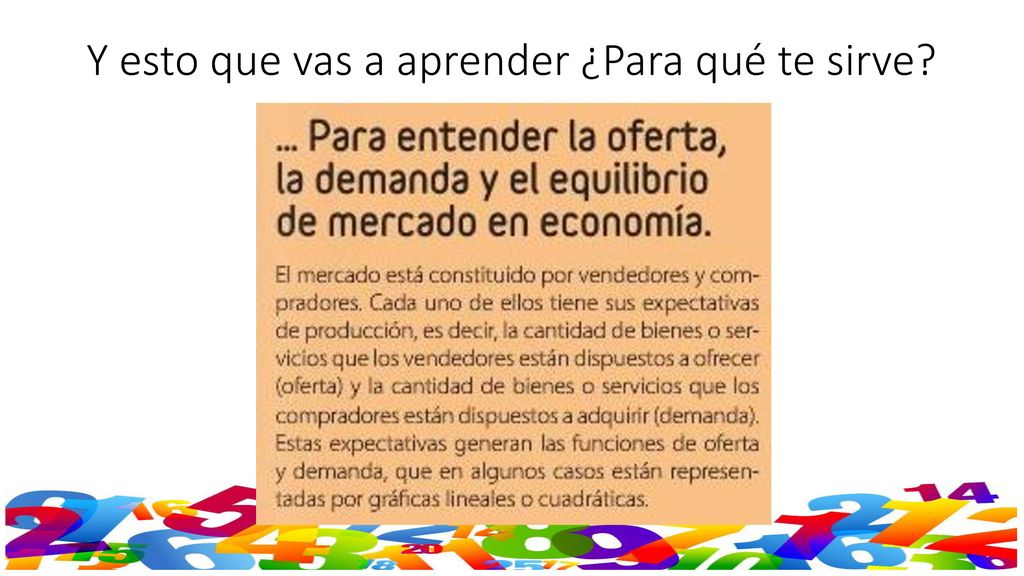 Y esto que vas a aprender ¿Para qué te sirve