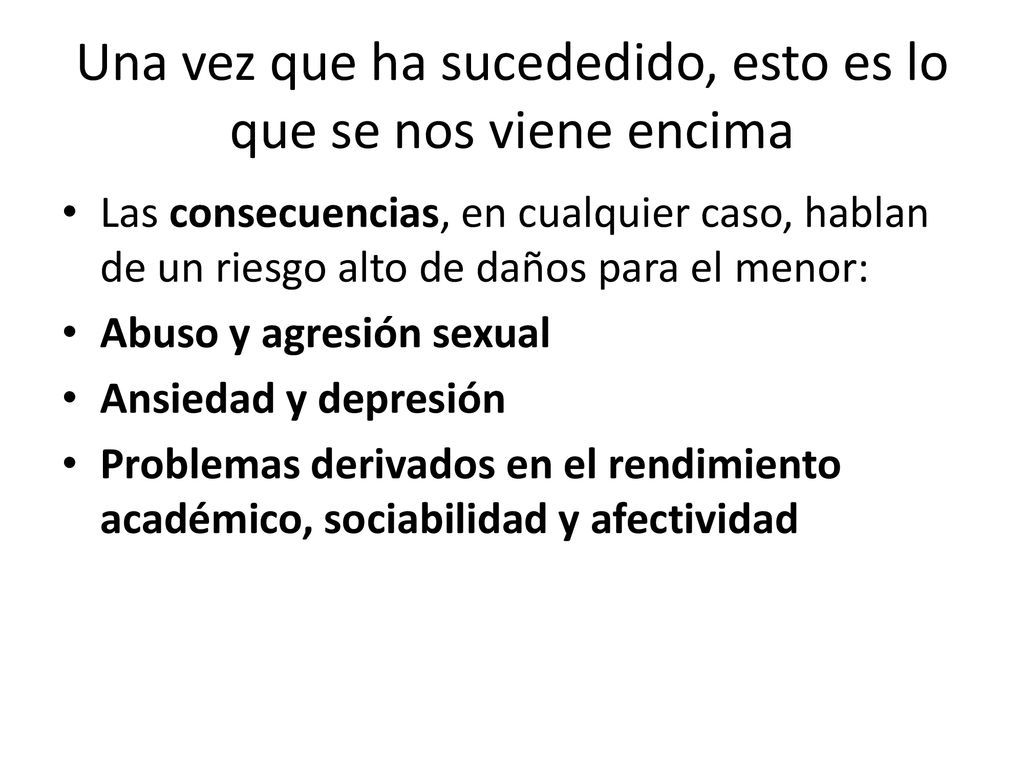 Una vez que ha sucededido, esto es lo que se nos viene encima