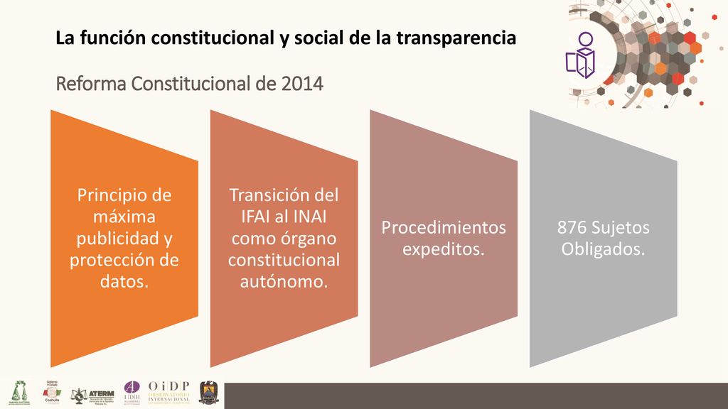 La función constitucional y social de la transparencia Reforma Constitucional de 2014