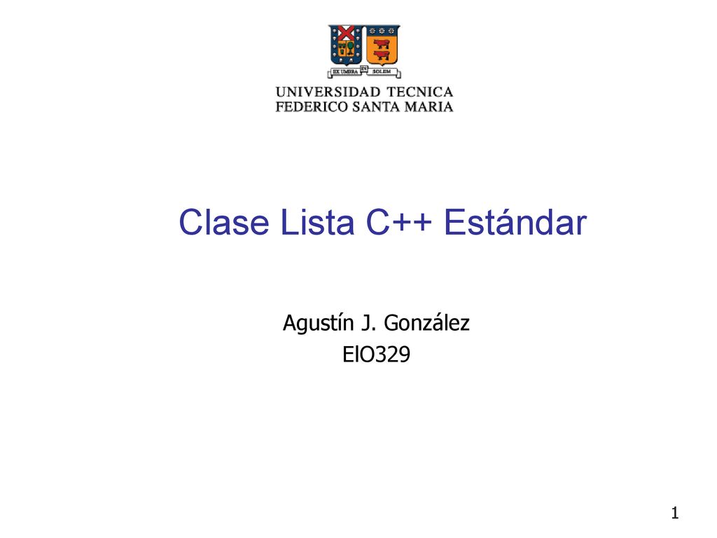 Clase Lista C++ Estándar