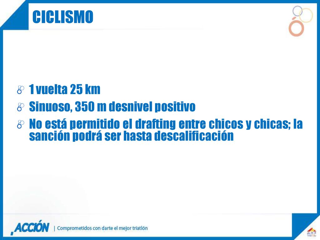 ciclismo 1 vuelta 25 km Sinuoso, 350 m desnivel positivo