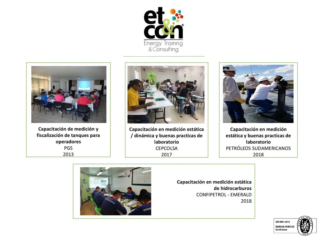 Capacitación de medición y fiscalización de tanques para operadores