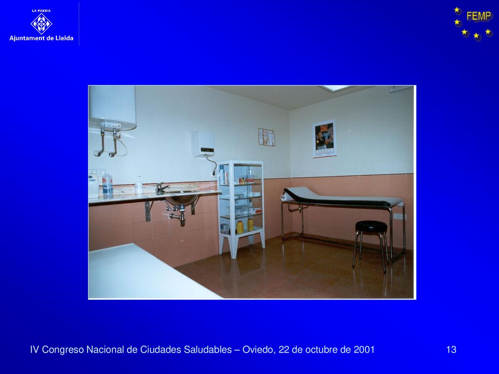 IV Congreso Nacional de Ciudades Saludables – Oviedo, 22 de octubre de 2001