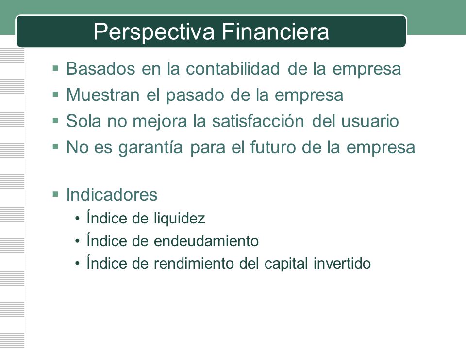 Perspectiva Financiera