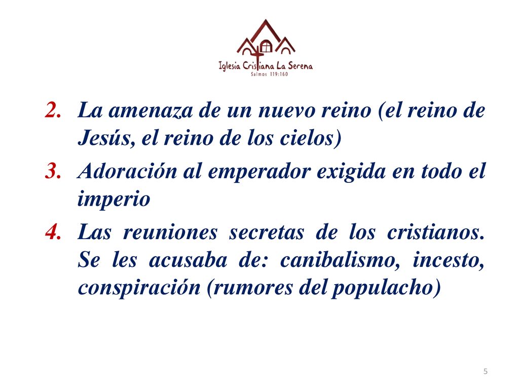 La amenaza de un nuevo reino (el reino de Jesús, el reino de los cielos)