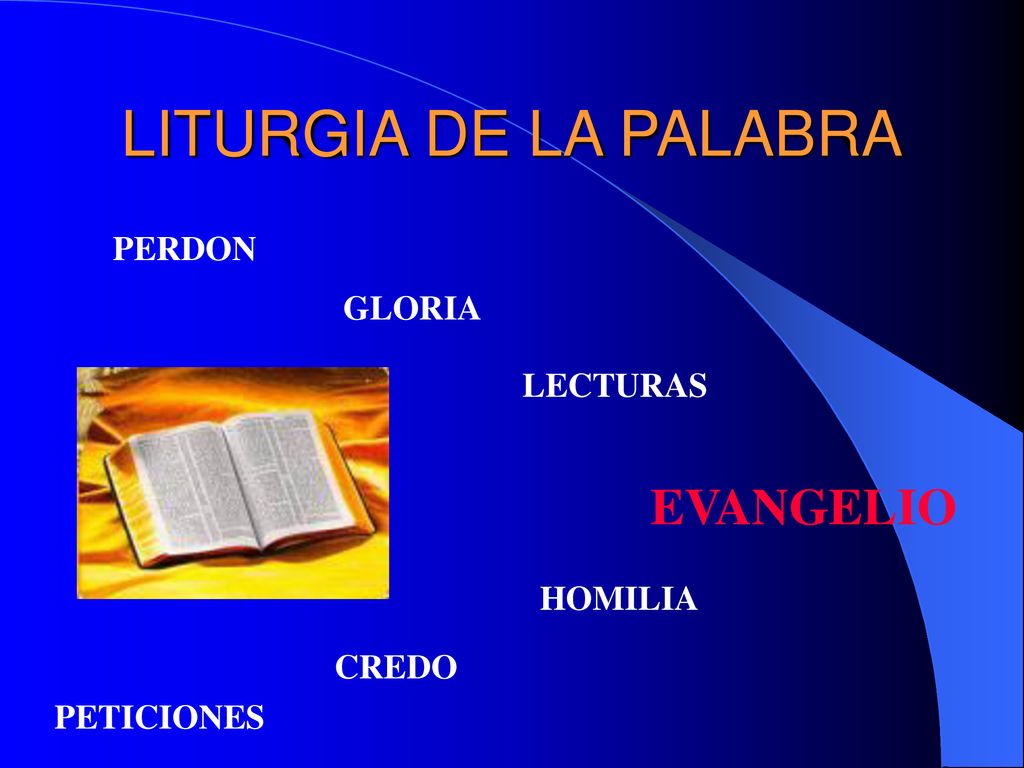 LITURGIA DE LA PALABRA EVANGELIO PERDON GLORIA LECTURAS HOMILIA CREDO
