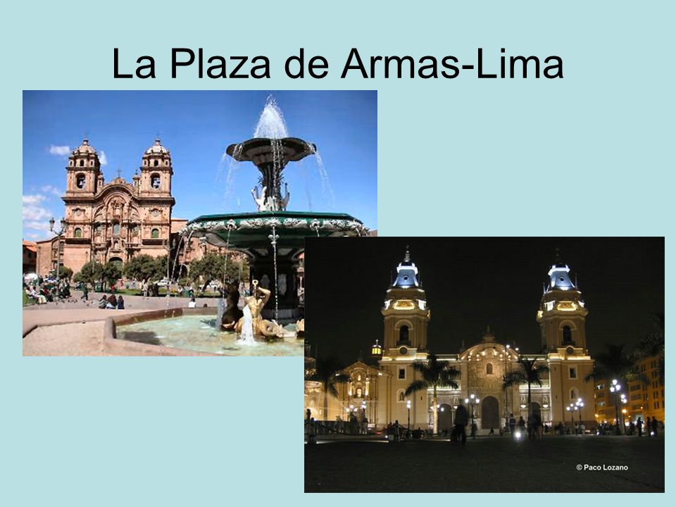 La Plaza de Armas-Lima