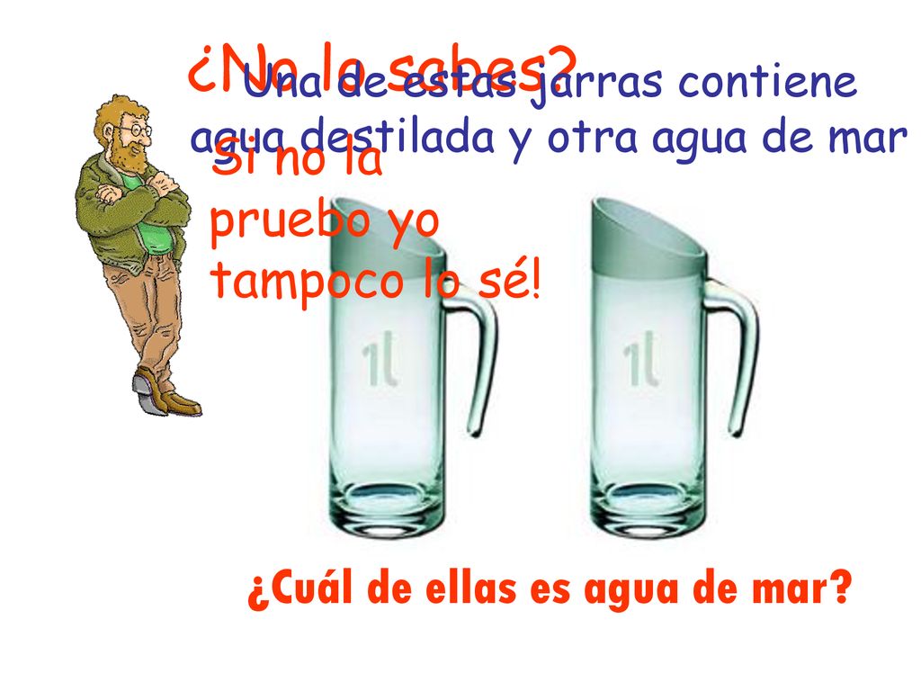 ¿No lo sabes Si no la pruebo yo tampoco lo sé!