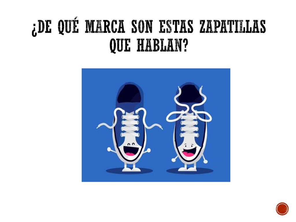 ¿DE quÉ marca son estas zapatillas que hablan