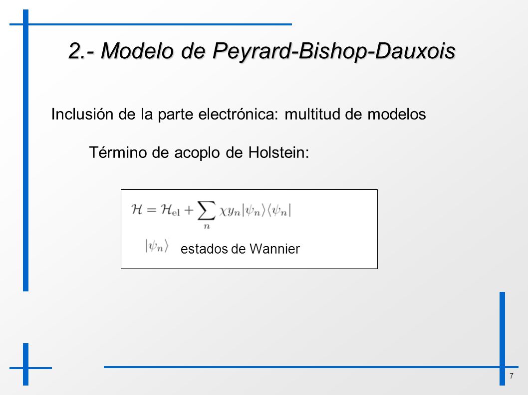 2.- Modelo de Peyrard-Bishop-Dauxois