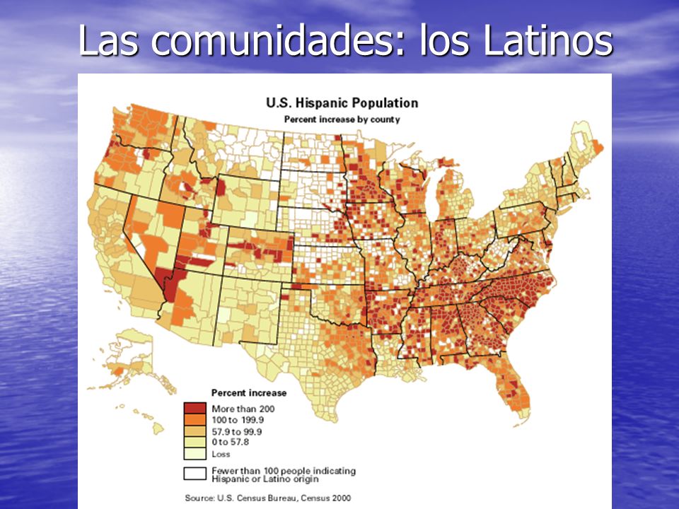 Las comunidades: los Latinos