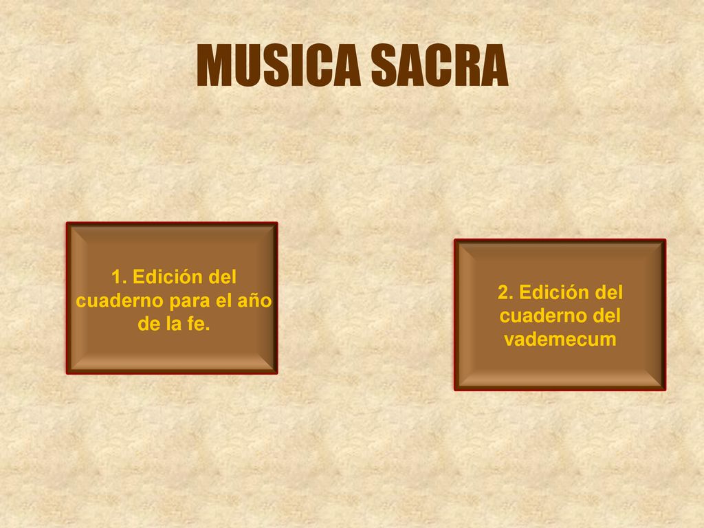 MUSICA SACRA 1. Edición del cuaderno para el año de la fe.