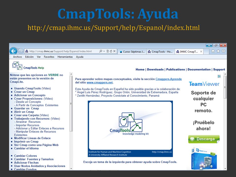 CmapTools: Ayuda