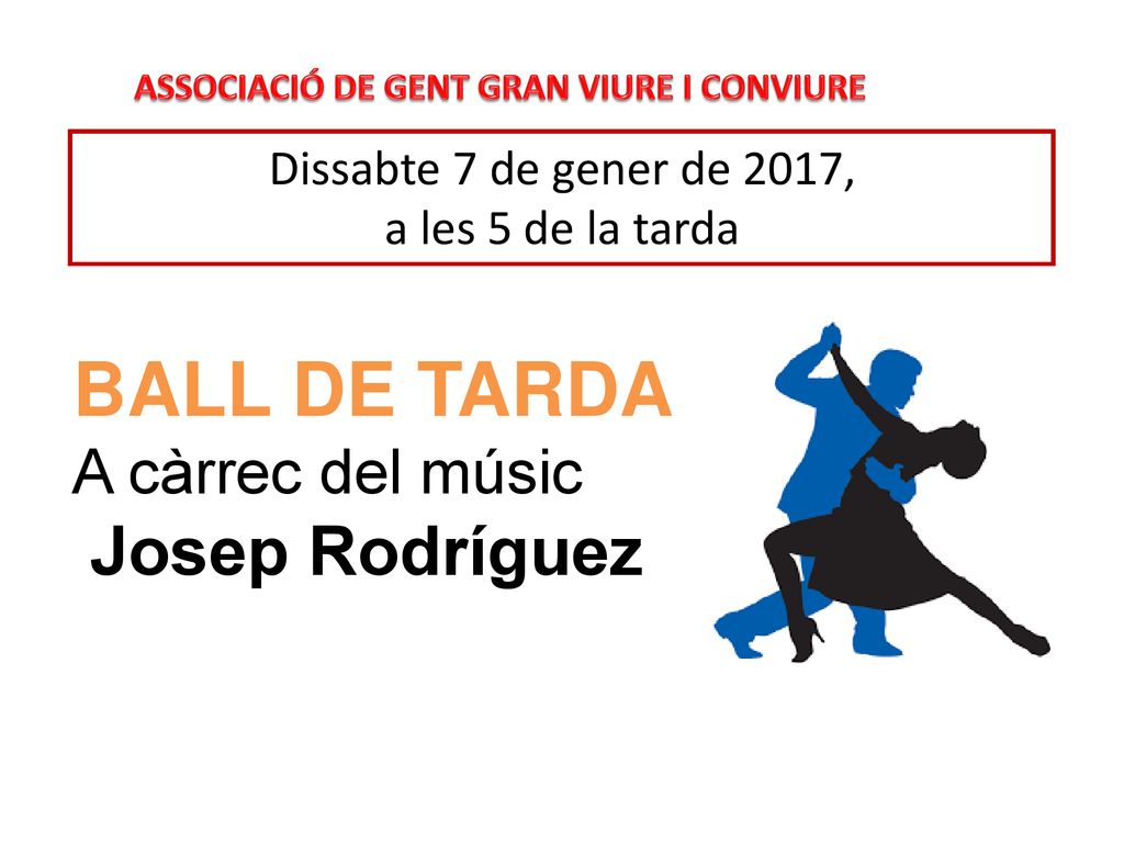 Dissabte 7 de gener de 2017, a les 5 de la tarda
