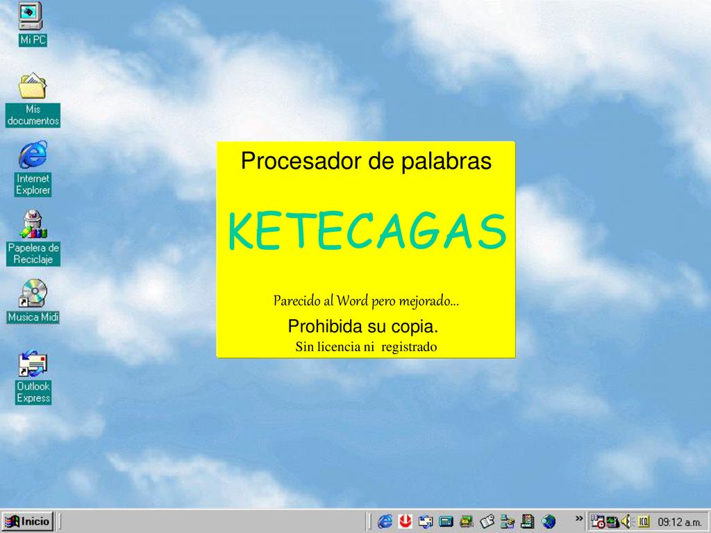 KETECAGAS Procesador de palabras Parecido al Word pero mejorado...