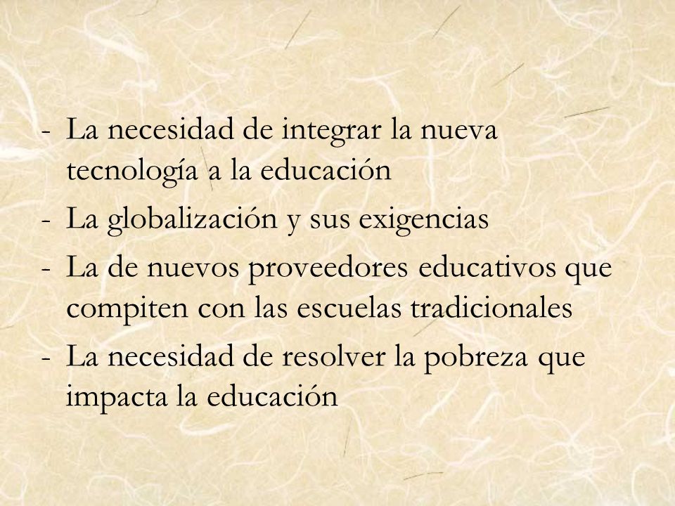 La necesidad de integrar la nueva tecnología a la educación