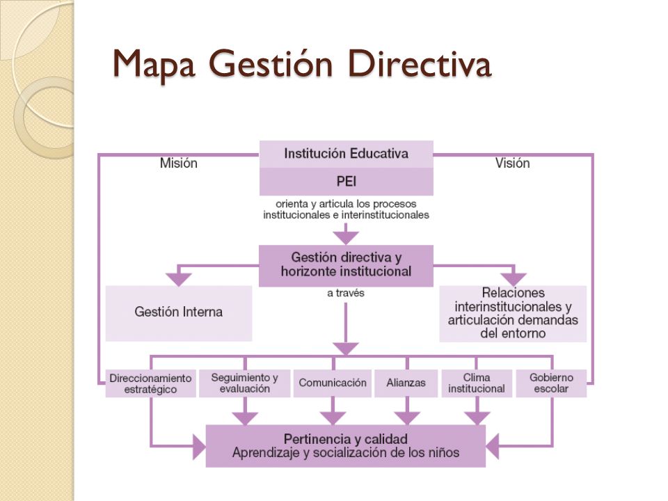 Mapa Gestión Directiva