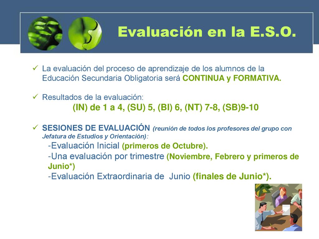 (IN) de 1 a 4, (SU) 5, (BI) 6, (NT) 7-8, (SB)9-10