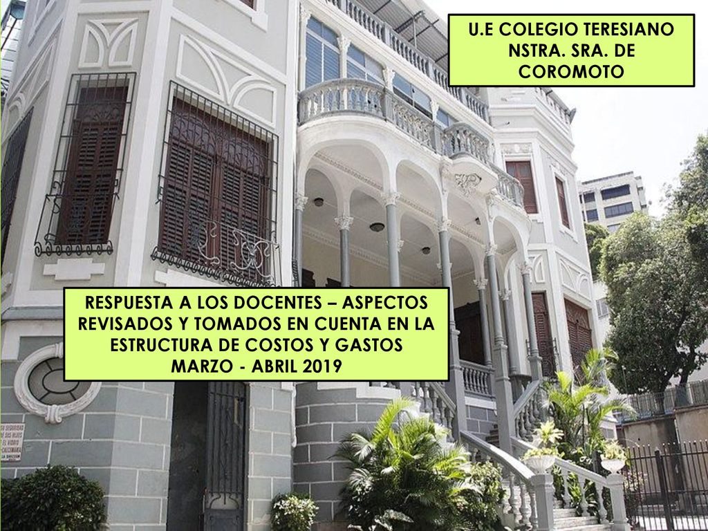 Nuestra Señora de coromoto – el paraíso