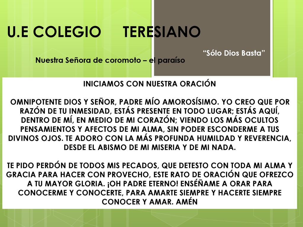 Nuestra Señora de coromoto – el paraíso