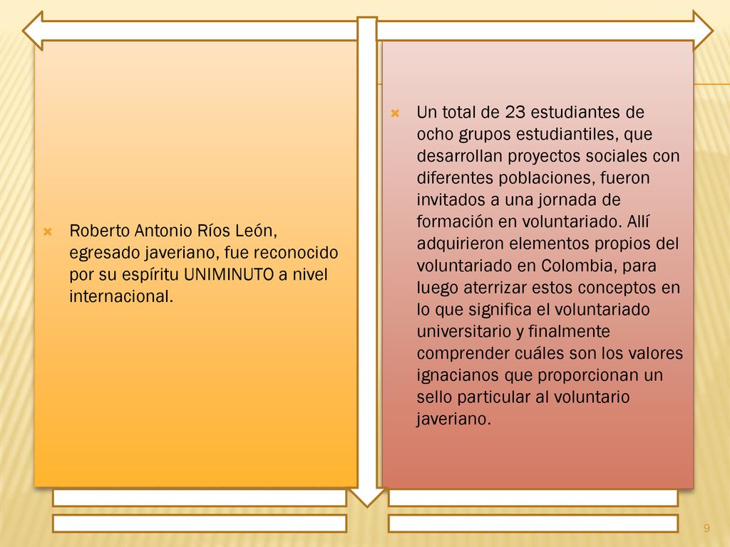 Roberto Antonio Ríos León, egresado javeriano, fue reconocido por su espíritu UNIMINUTO a nivel internacional.