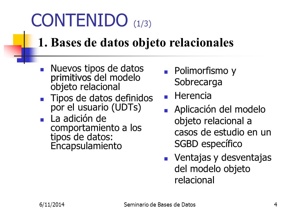 Seminario de Bases de Datos - ppt video online descargar