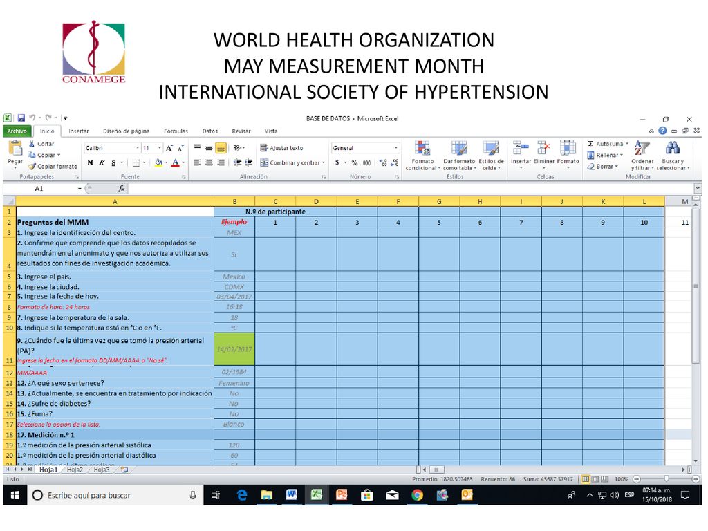 WORLD HEALTH ORGANIZATION MAY MEASUREMENT MONTH INTERNATIONAL SOCIETY OF HYPERTENSION