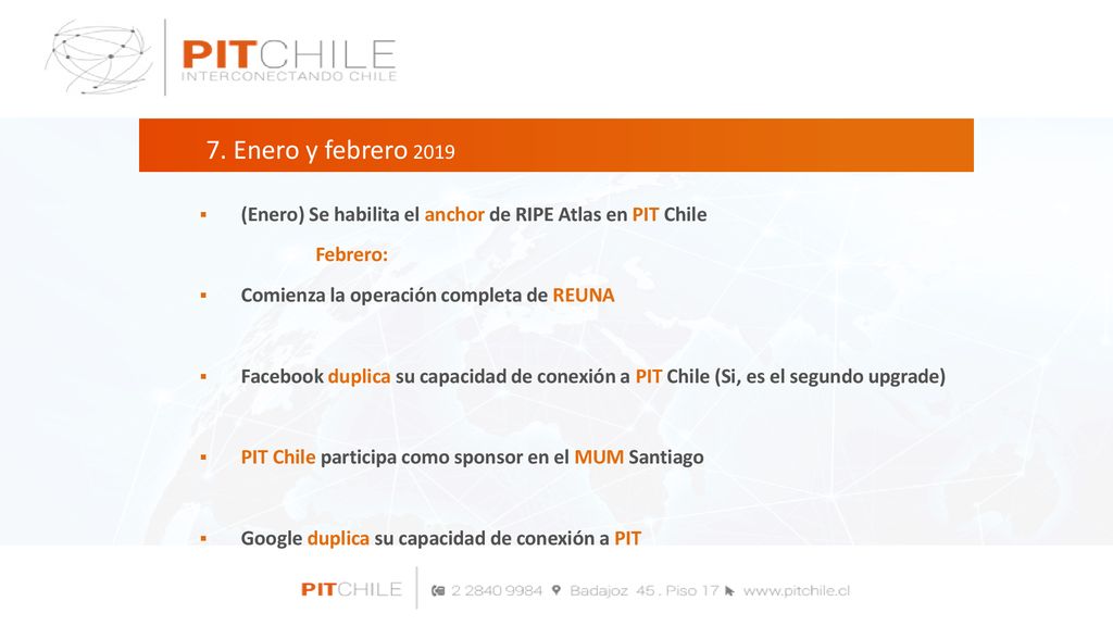 (Enero) Se habilita el anchor de RIPE Atlas en PIT Chile Febrero: