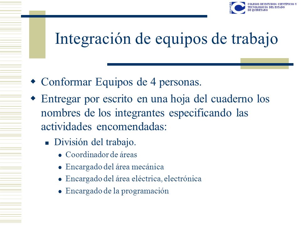 Integración de equipos de trabajo