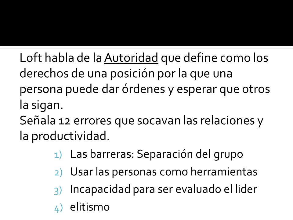 Señala 12 errores que socavan las relaciones y la productividad.