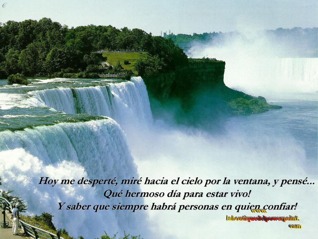 Hoy me desperté, miré hacia el cielo por la ventana, y pensé...