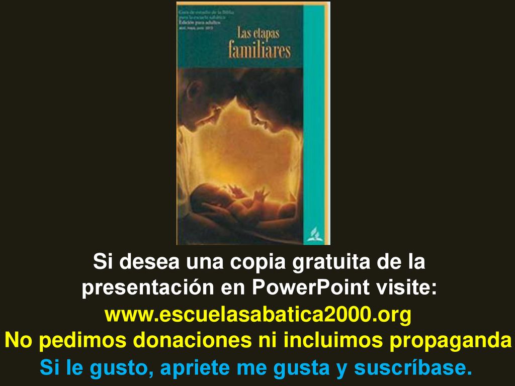 Si desea una copia gratuita de la presentación en PowerPoint visite: