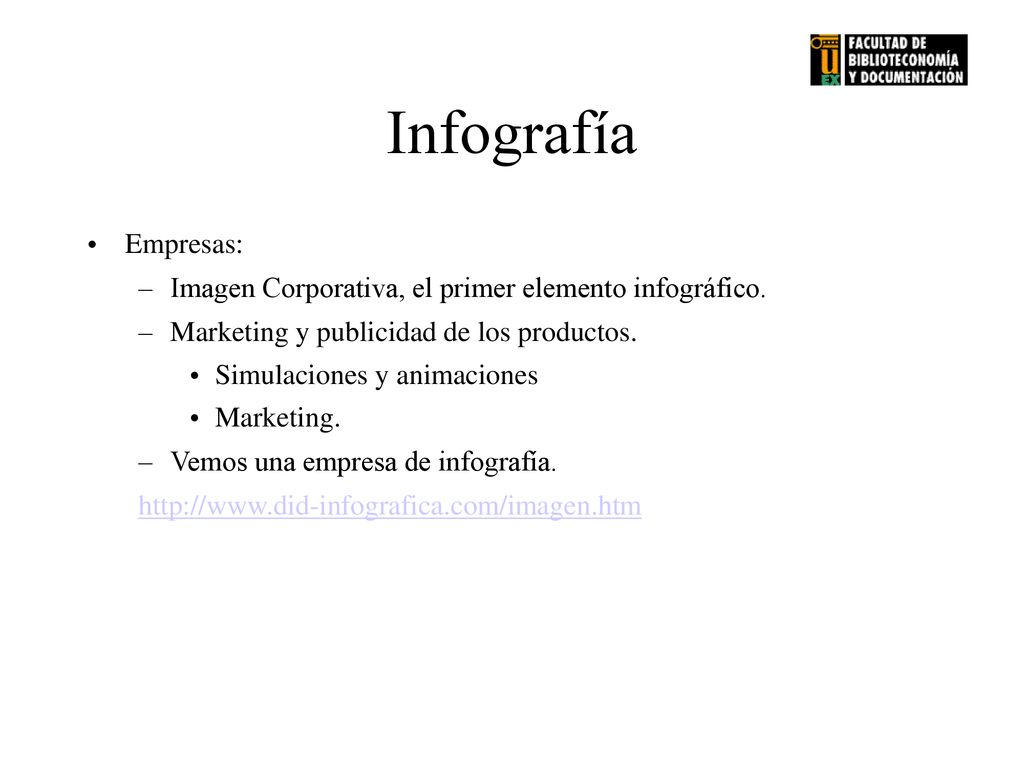 Infografía Empresas: Imagen Corporativa, el primer elemento infográfico. Marketing y publicidad de los productos.