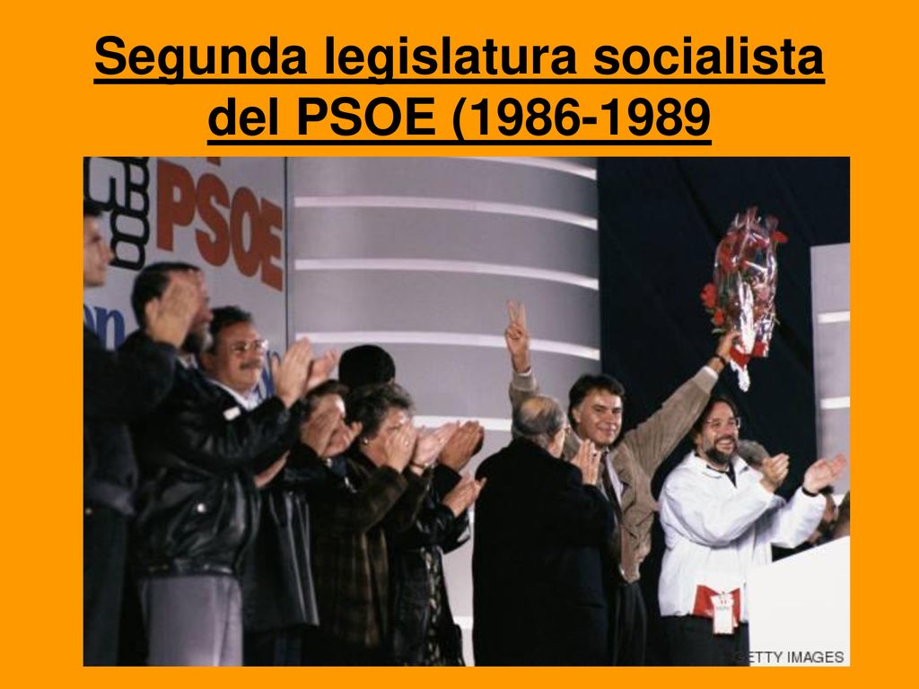 Segunda legislatura socialista del PSOE (