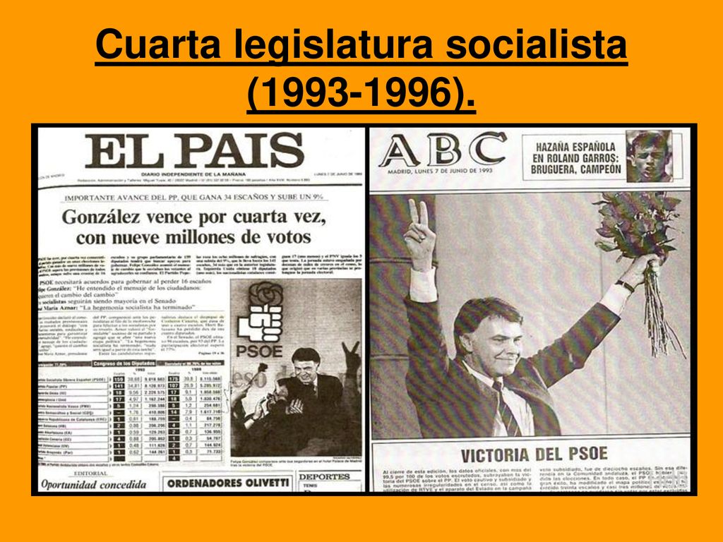 Cuarta legislatura socialista ( ).