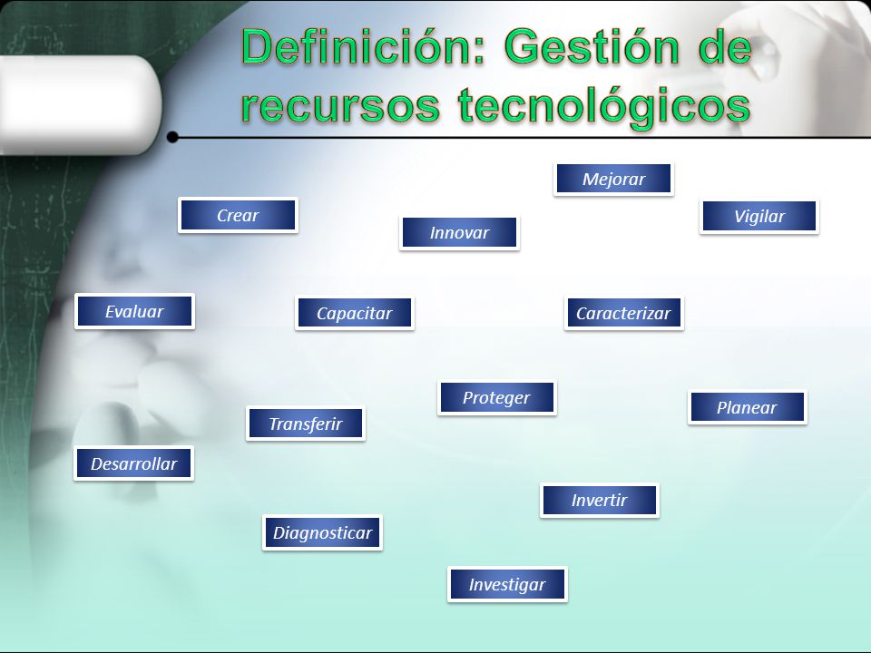 Definición: Gestión de recursos tecnológicos