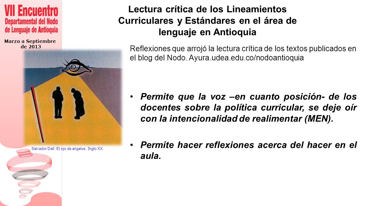 Lectura crítica de los Lineamientos Curriculares y Estándares en el área de lenguaje en Antioquia