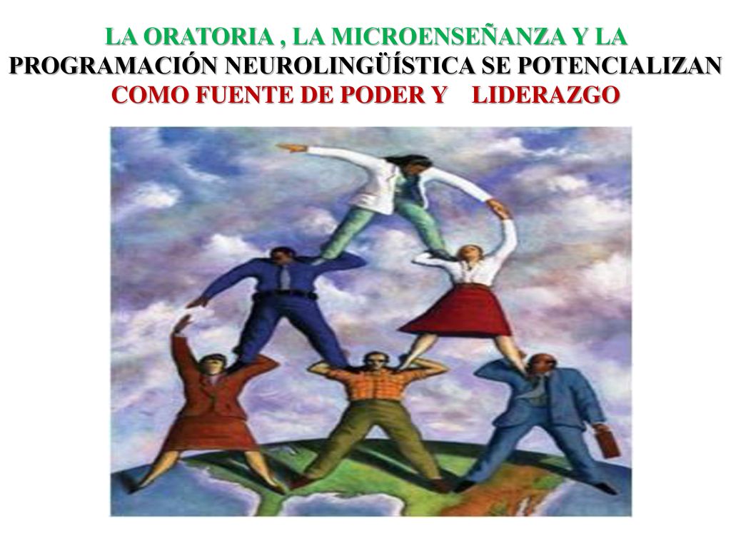 LA ORATORIA , LA MICROENSEÑANZA Y LA PROGRAMACIÓN NEUROLINGÜÍSTICA SE POTENCIALIZAN COMO FUENTE DE PODER Y LIDERAZGO