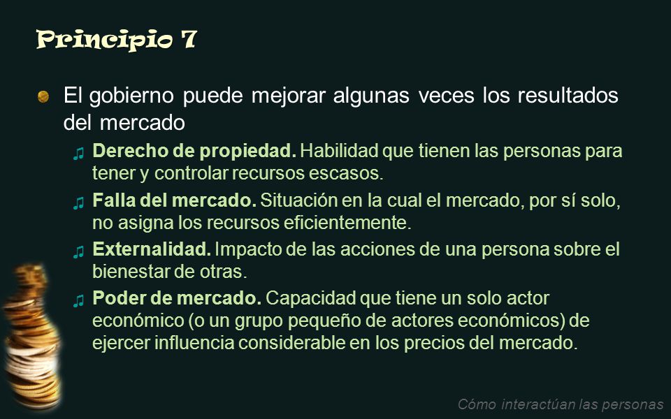 El gobierno puede mejorar algunas veces los resultados del mercado