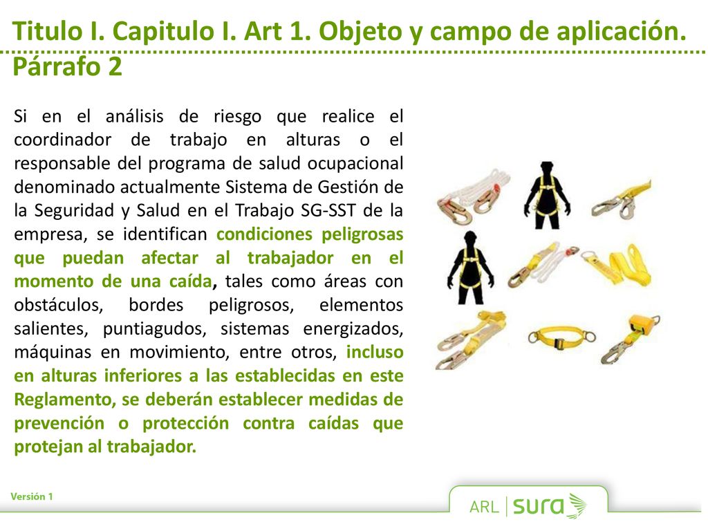 Titulo I. Capitulo I. Art 1. Objeto y campo de aplicación. Párrafo 2
