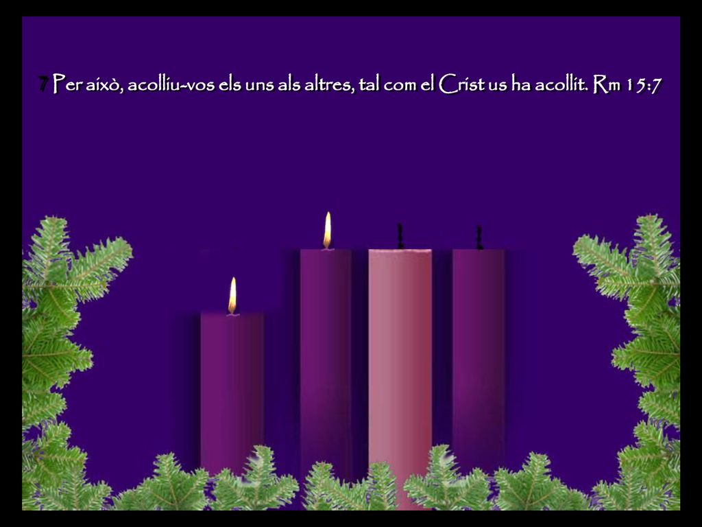 7 Per això, acolliu-vos els uns als altres, tal com el Crist us ha acollit. Rm 15:7