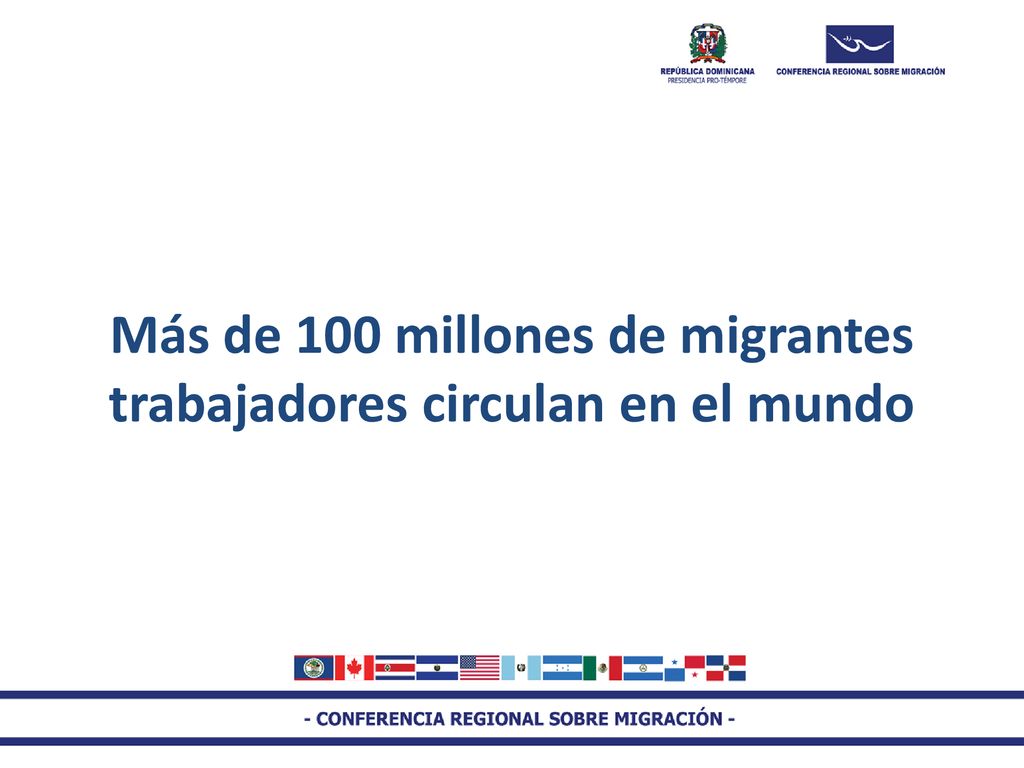 Más de 100 millones de migrantes trabajadores circulan en el mundo