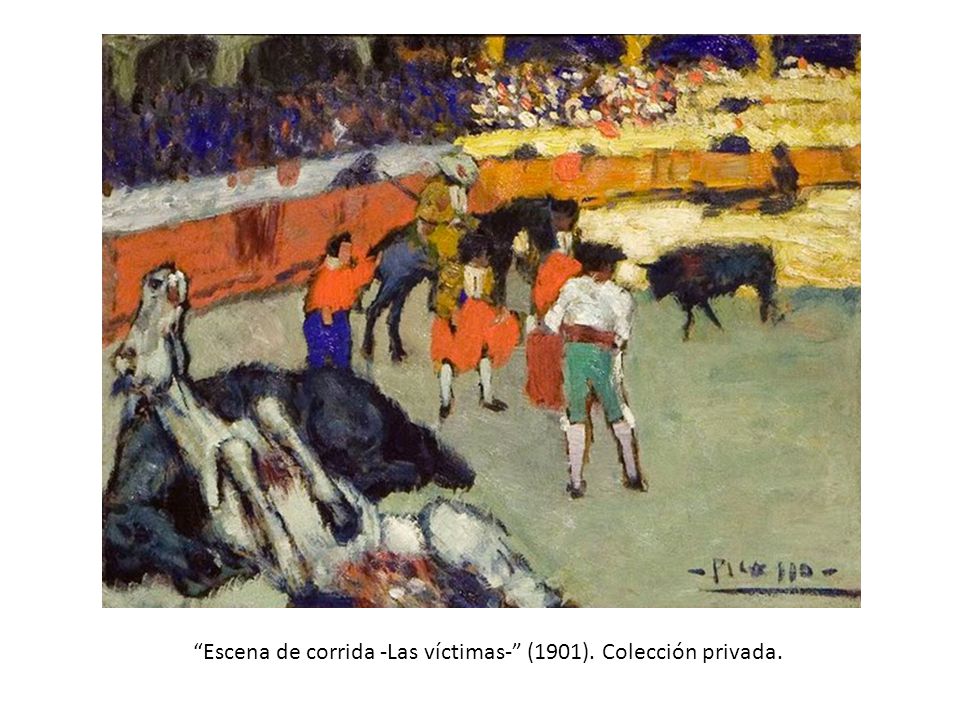 Escena de corrida -Las víctimas- (1901). Colección privada.